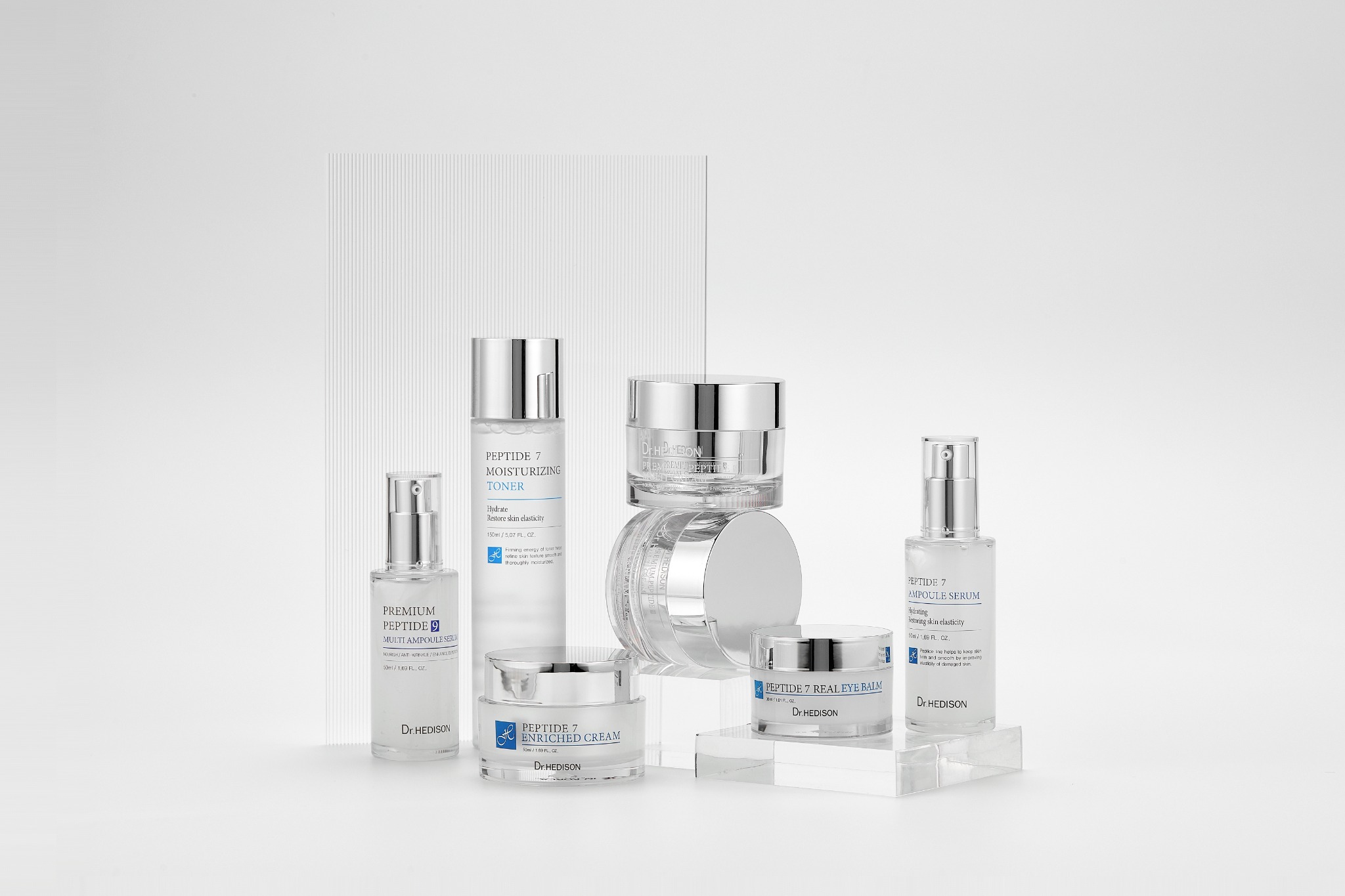 Línea Peptide de Dr.Hedison: tónico, sérums, cremas y cuidado del contorno de ojos